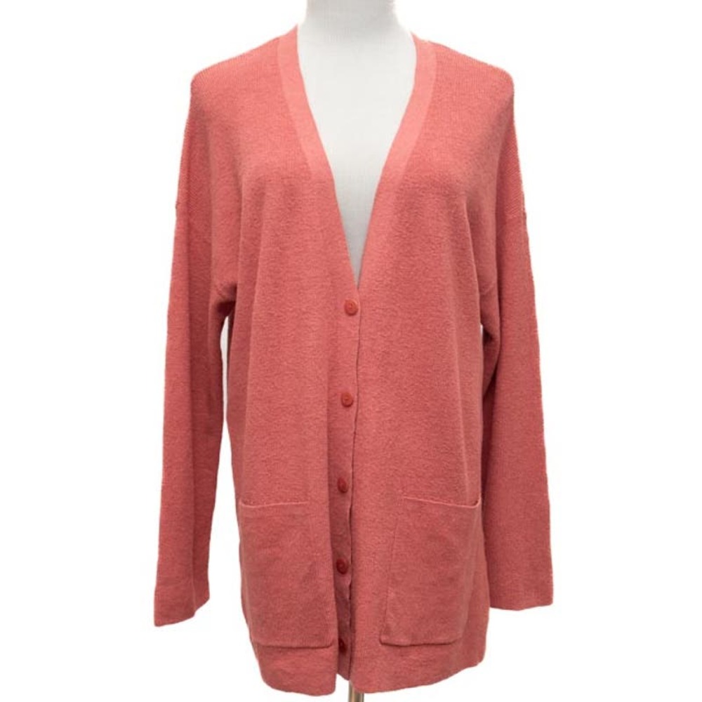 Eileen Fisher Linen Blend Button Down Cardigan‎ Size Large